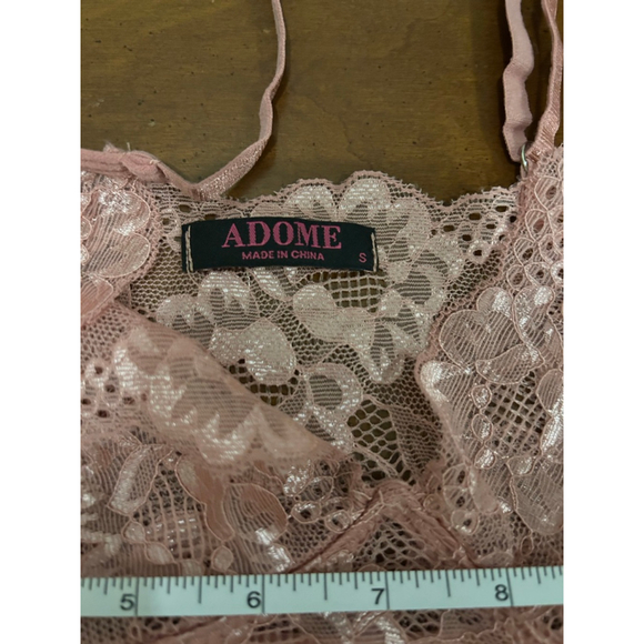 Women's ADOME Pink Lace Bralette S - Picture 5 of 5